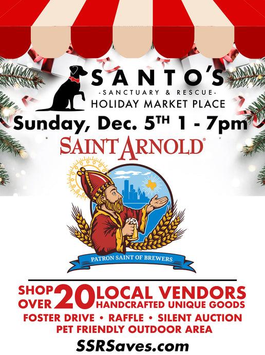 Santo's Holiday Market at St. Arnold Sunday December 5, 2021